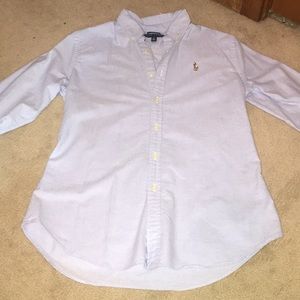 Blue Ralph Lauren Polo Button Up Shirt